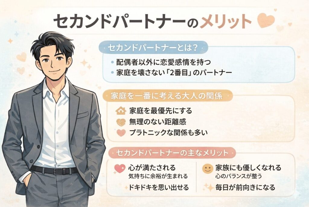 セカンドパートナーの意味とメリット